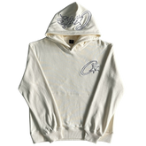 Corteiz Satin C-Star Hoodie Cream / Beige